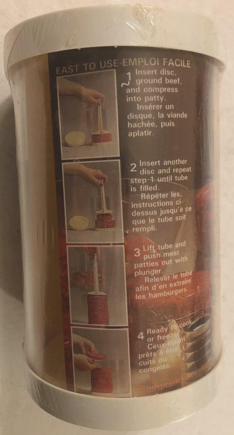 Appareil a Hamburger Press Vintage 80s Plastic New gallery
