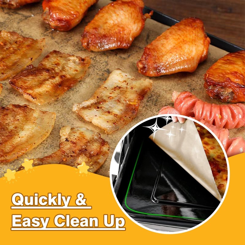 Air Fryer Liners Disposable Compatible with Square, 100pcs Parchment Paper gallery