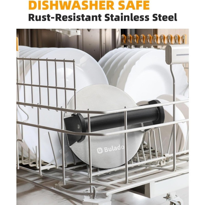 6" Round Stainless Steel Burger Press Smasher Tool with Non-Stick Coating & Heat gallery