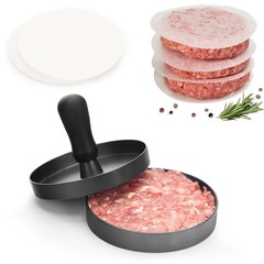 Burger Press 200 Patty Papers Aluminum Burger Press Patty Maker Meat Beef Che…