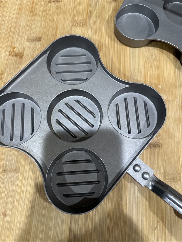 BIG CITY SLIDER STATION 5-PATTY BURGER PRESS NON-STICK MAKER PAN--NEW NWOT * gallery