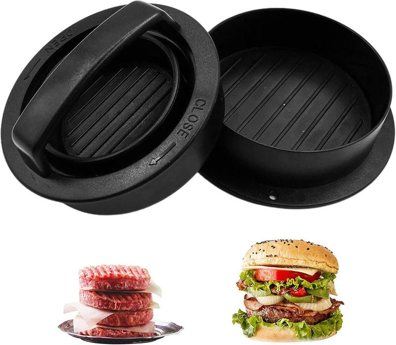 Burger Mold Hamburger Press Patty Maker Different Size Patty Molds, Works Best f gallery