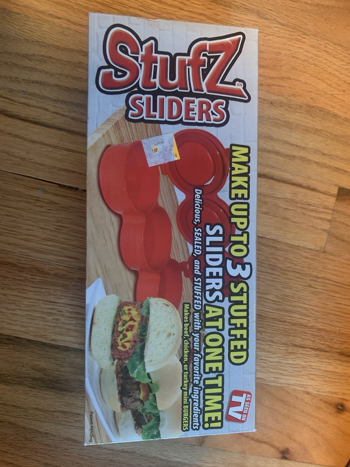 *Stufz Sliders Burgers Press Sealed Sliders Patty Maker 3 At Once As Seen On TV gallery