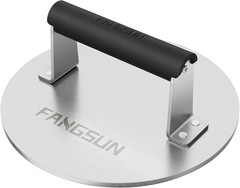 Bacon Press for Griddle, Stainless Steel Grill Press, 8.5-Inch Heavy-Duty Burger