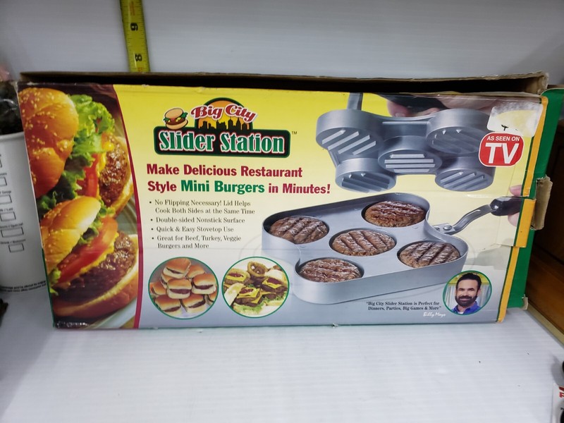 As Seen On TV Big City Slider Station Mini Burger Maker Pan Hamburger gallery