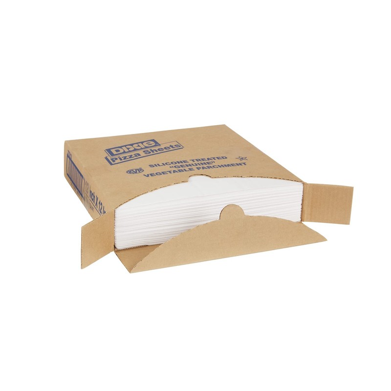 Dixie Parchment Silicon-Coated Pizza Sheet by GP PRO 12" W x L, White gallery
