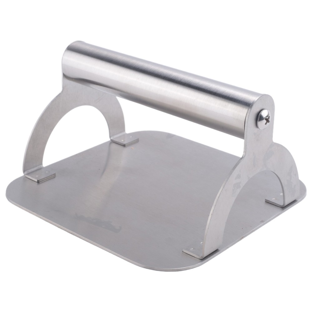 Kitchen Stainless Steel Steak Weight/Bacon Press with Handle, Heavy-Weight9904