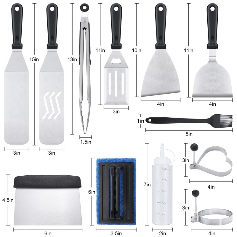 Blackstone Griddle Accessories Kit,16pcs Flat Top Grill Accessories Set for B... gallery