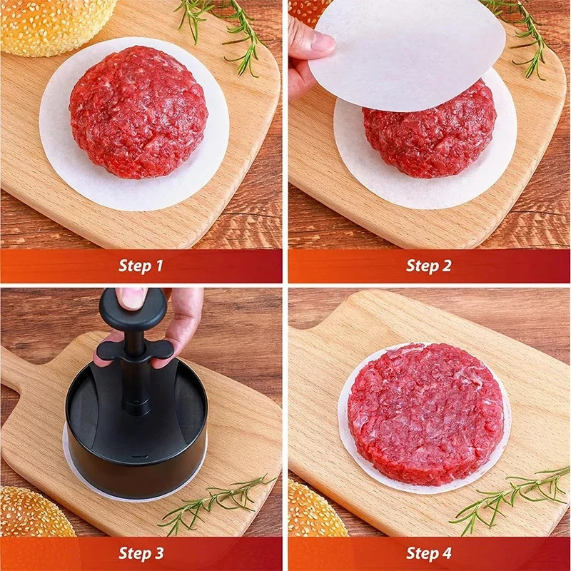 Juicy Stuffed Burger Maker BBQ Grill Non Stick Perfect Patty Mold Tool gallery