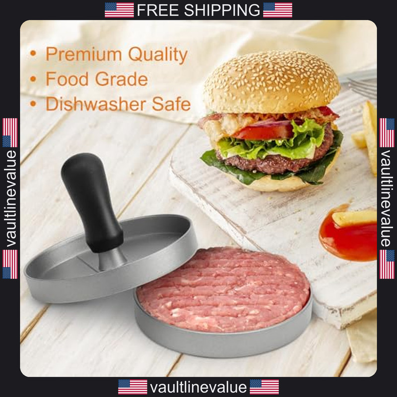 TACGEA burger press 150 patty papers non-stick hamburger maker for kitchen grill gallery
