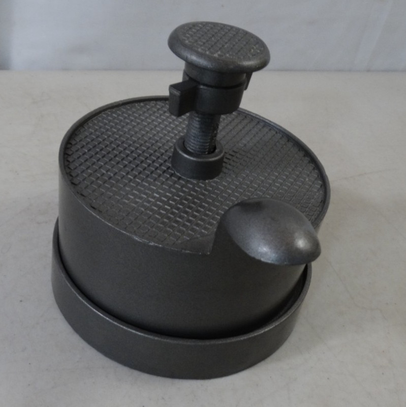 Single Adjustable Thickness Hamburger Press Heavy Duty Cast Aluminum Patty Maker gallery