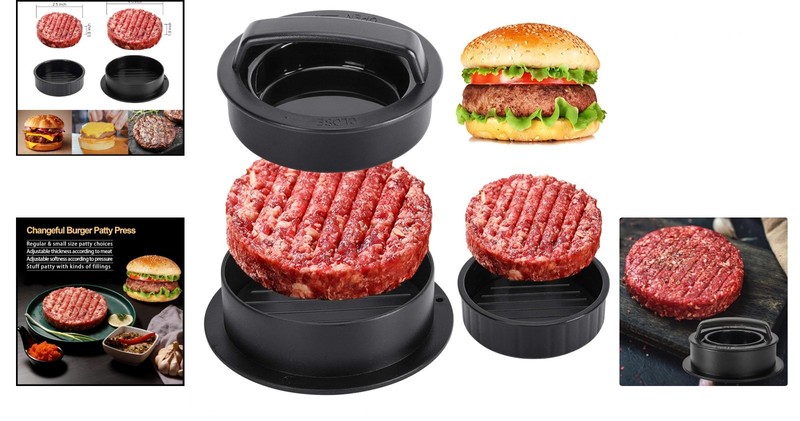 Ultimate Patty Maker Press with Parchment Papers - Ideal for Beef & Sliders gallery