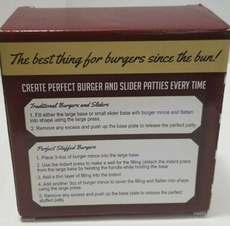 Stuffed Burger Press-Twisted Chef -Time Saving Meal, Cooking & Grill Preparation gallery