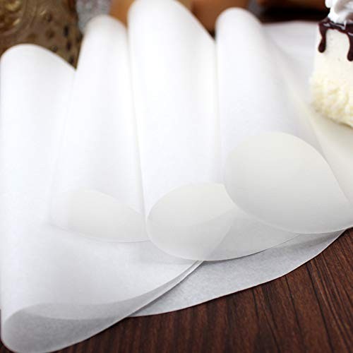 Ergonflow 100 Sheets Parchment Paper 50 6" & 50 8", White gallery