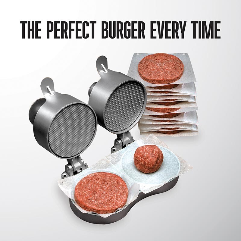 Weston Double Express Hamburger Press