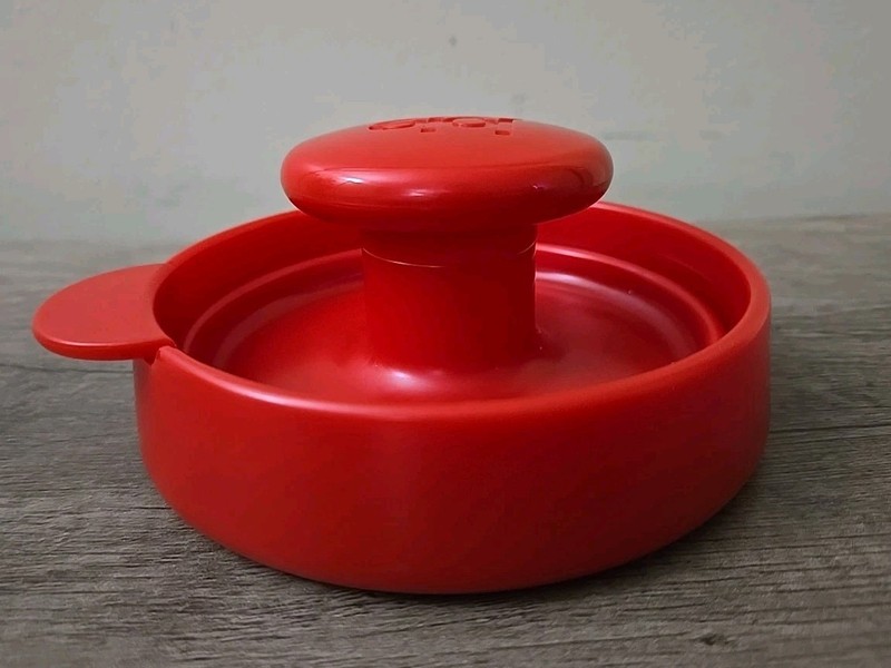 Joie Burger Press and Patty Maker, LFGB Approved BPA Free, One Size, Red gallery