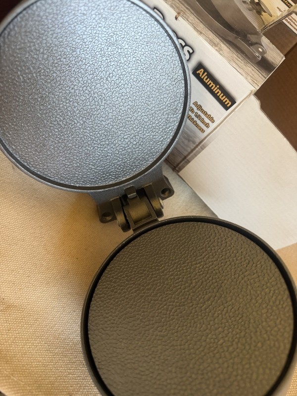 Sportsman Adjustable Aluminum Hamburger Press 4 1/4 in Dishwasher Safe MHPRESSA gallery