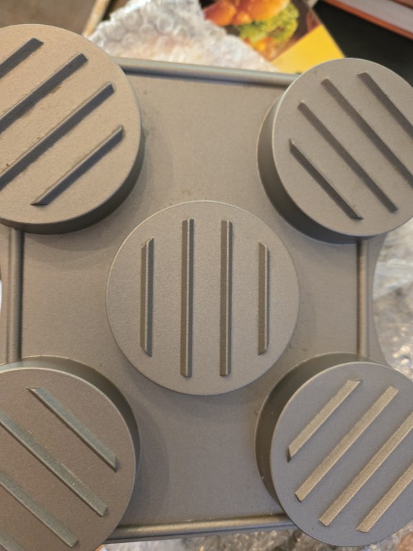 Big City Slider Station 5-Hole Nonstick Stovetop Mini Slider Burger Maker Gray gallery