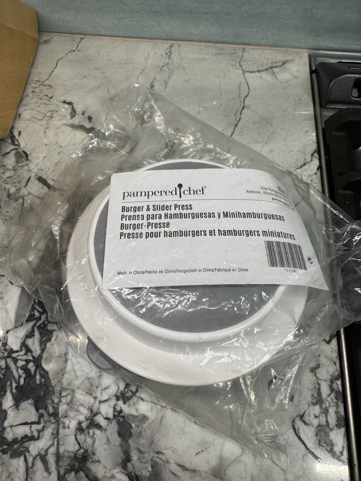 Pampered Chef Burger and Slider Press - New In Sealed Package 1174 gallery