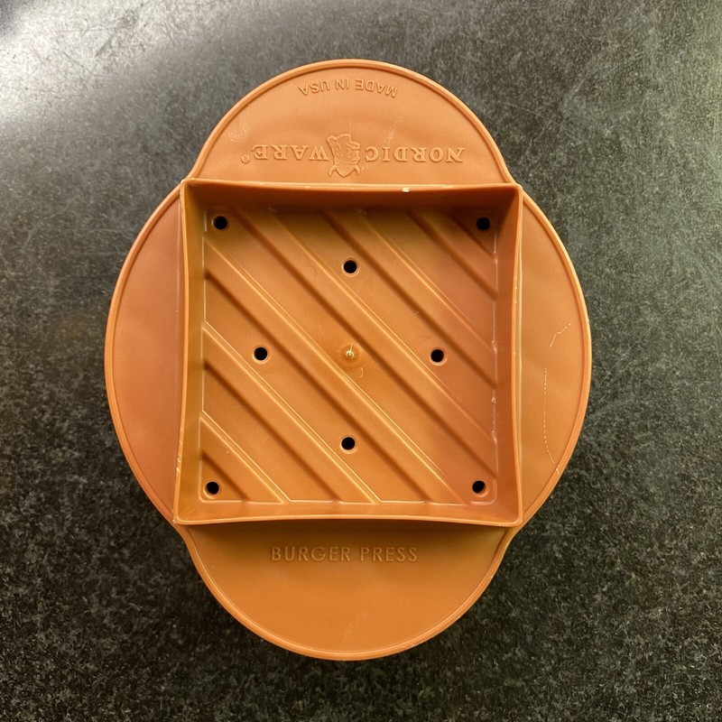 Nordic Ware Stuffed Hamburger Press - Burger Maker Patty Shaper - 2 Pc gallery