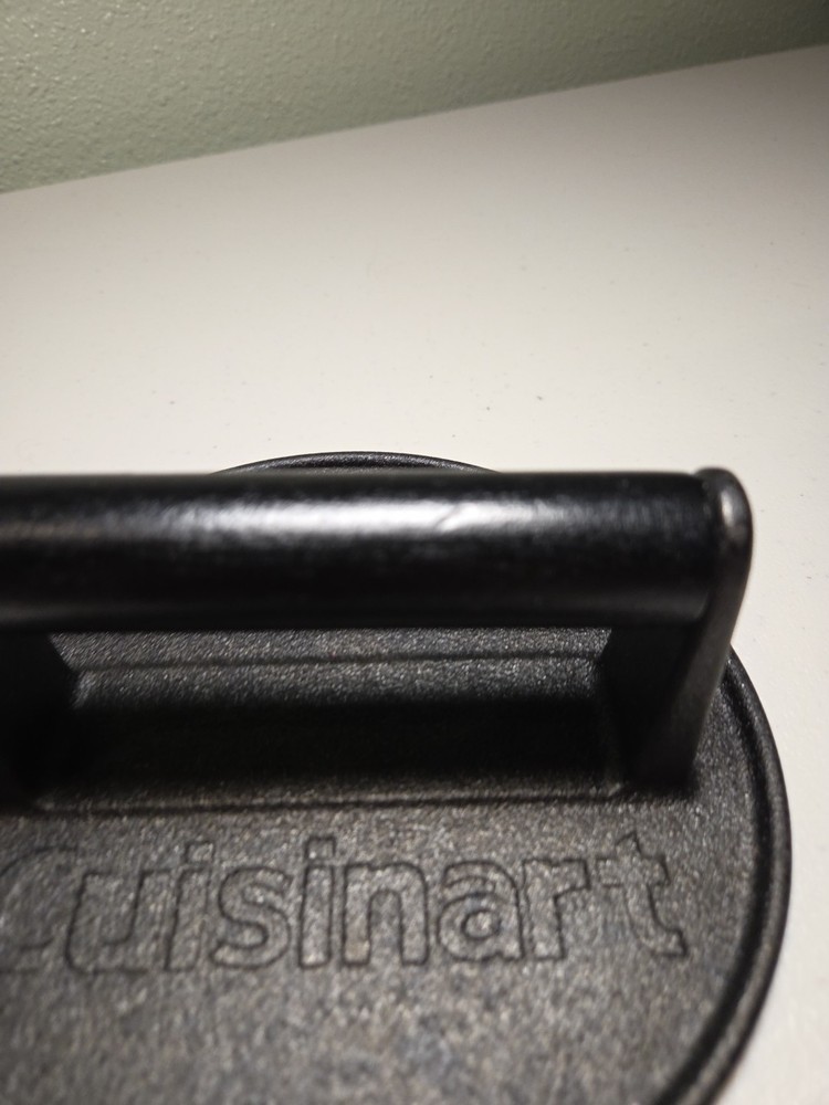 Cuisinart 6.5" Smashed Burger Press, Cast Iron Tillamook Branded