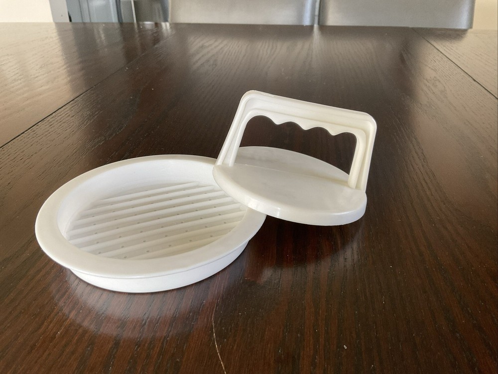 Round Hamburger Press Food-Grade Plastic Mold Meat Beef Grill Patty Maker US