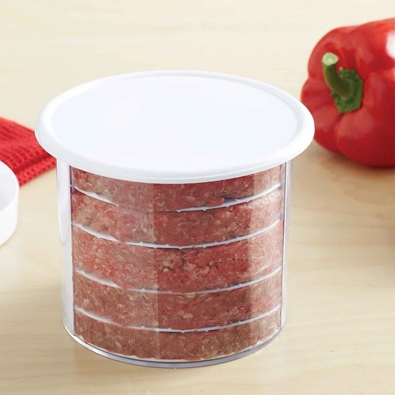 Mr. BBQ Burgers on the Go Patty Maker, 12 Piece Non-Stick 8-Layer Plastic Disc gallery