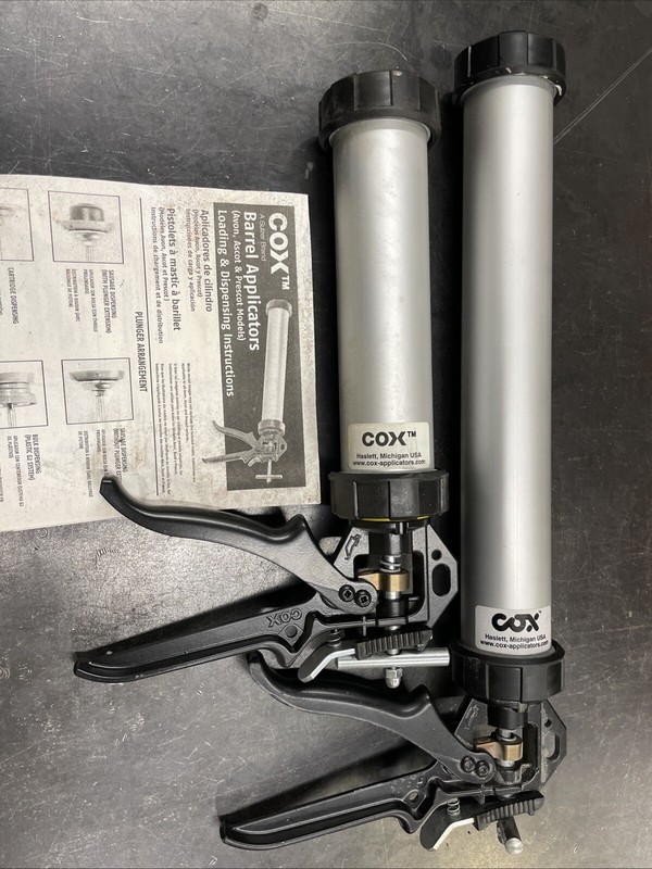 Lot of 2 COX 51000 Avon 300 10-Ounce Sausage Cartridge Bulk Applicator U.K. gallery