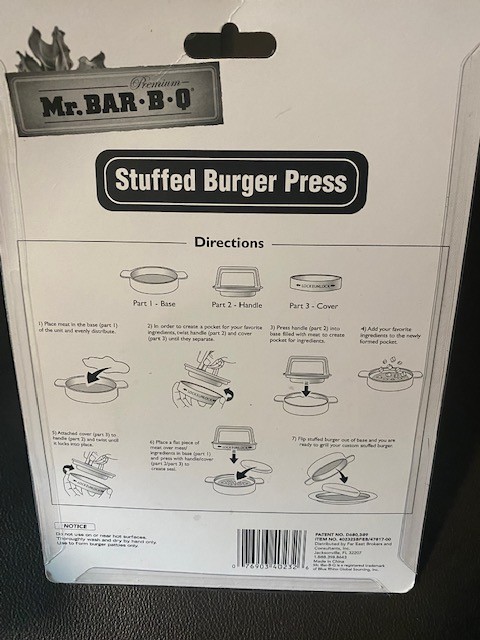 Mr. Bar-B-Q 40232SBX Stuffed Burger Press gallery