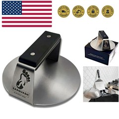 The Sasquash – 6″ Heavy Duty Extra Wide Flat Handle Smashed Burger Press – Co…