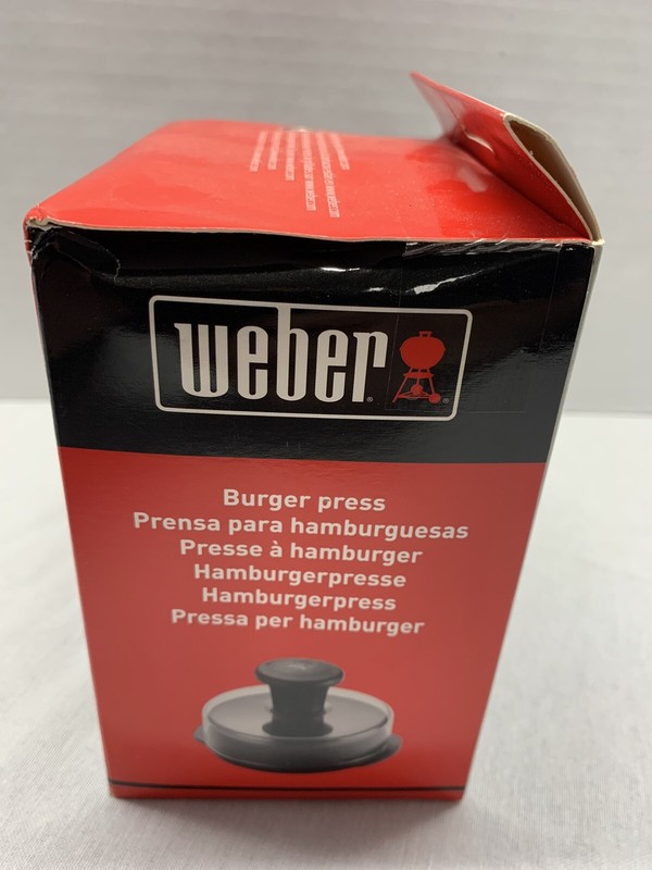 Weber BURGER PRESS BBQ Accessory Dishwasher Safe 1/2lb & 1/4lb Hamburger Patties gallery