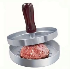 Non-Stick Burger Press Patty Maker Aluminum Hamburger Mold BBQ Tool