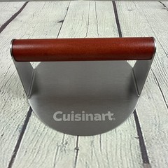 Cuisinart 6″ Stainless Steel Smashed Burger Press, Juicy and Crispy Burgers for