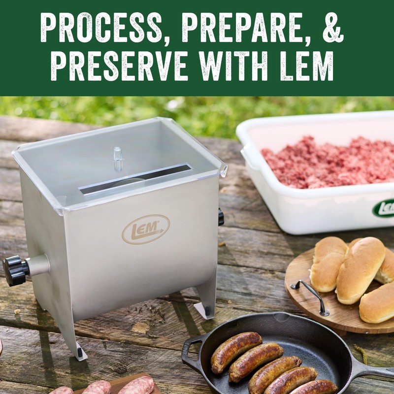 LEM Products MightyBite 20 Pound Capacity Manual 20 Capacity, Silver gallery