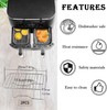 2pcs Air Fryer Rack Set with 100pcs 1, 2xRacks + 100xParchment Paper gallery