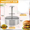 Quivorant 4.5" Burger Maker Press w/ 50 Papers gallery