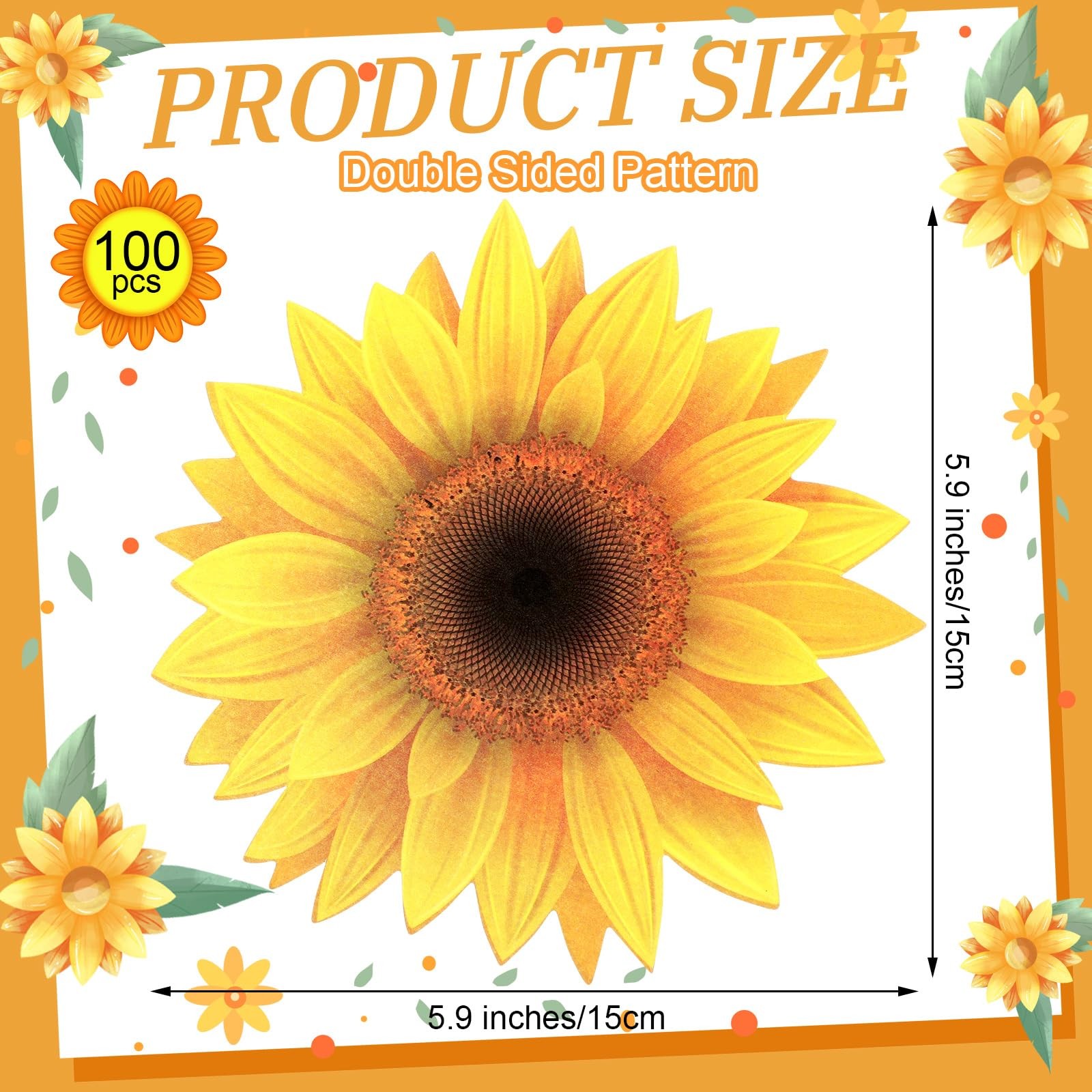 Tenceur 100 Count Sunflower Parchment Paper for Cheese 6 Small, gallery