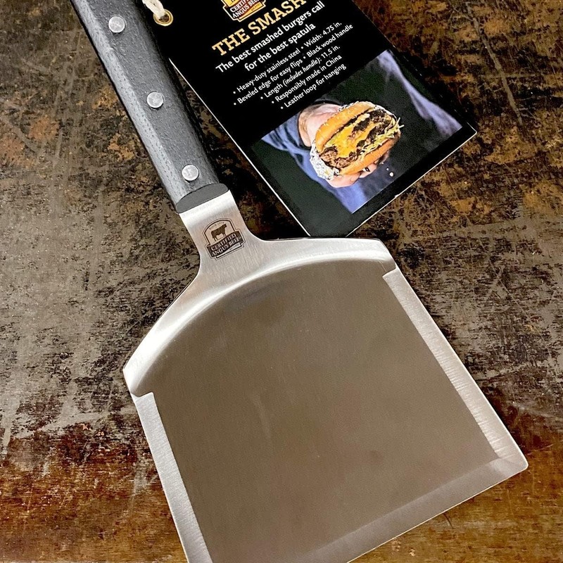 The Smash - Big Smash Burger Spatula Heavy Duty Stainless Steel Burger Smashe... gallery
