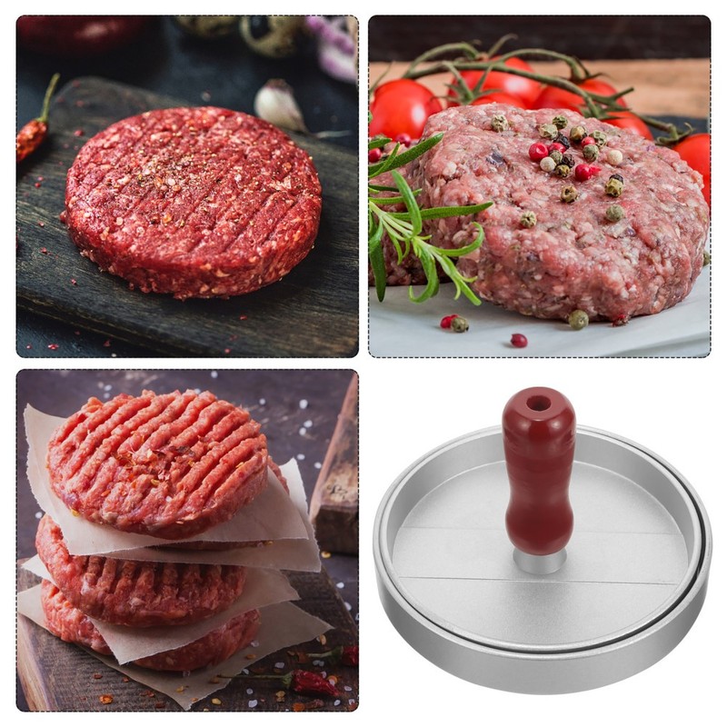 1pc Stainless Steel Burger Patty Mould Household Baking and Pressing Tools gallery