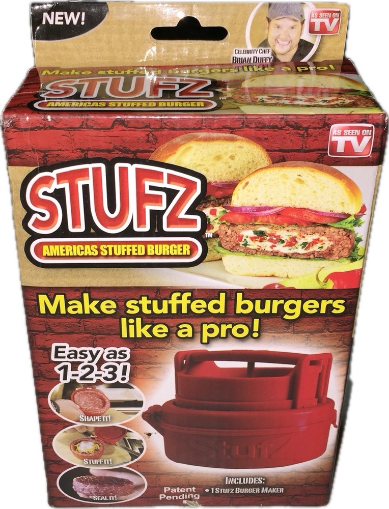 STUFZ Americas Stuffed Burger As Seen On TV Make Burgers Like A Pro! Brand New
