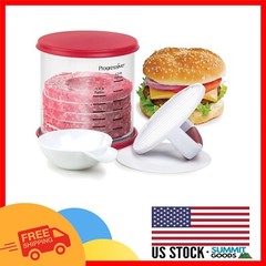 Compact & Dishwasher Safe Burger Press Set – Nonstick for Easy Cleaning