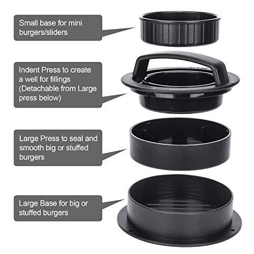3 in 1 Stuffed Burger Press Patty Maker Non-Stick Kitchen Barbecue Grill Tool gallery