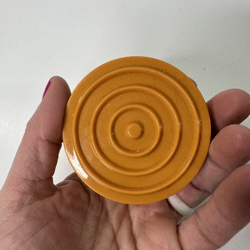2 Charcoal Companion 2008 Slider Hamburger Press Plastic Bun Shaped 2.5" Inside gallery
