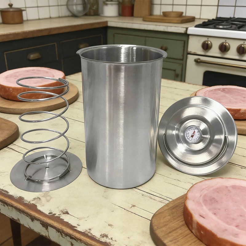 Meat Press For Steam Cooker Stainless Steel Steamer With Temp Ham Press Mold gallery