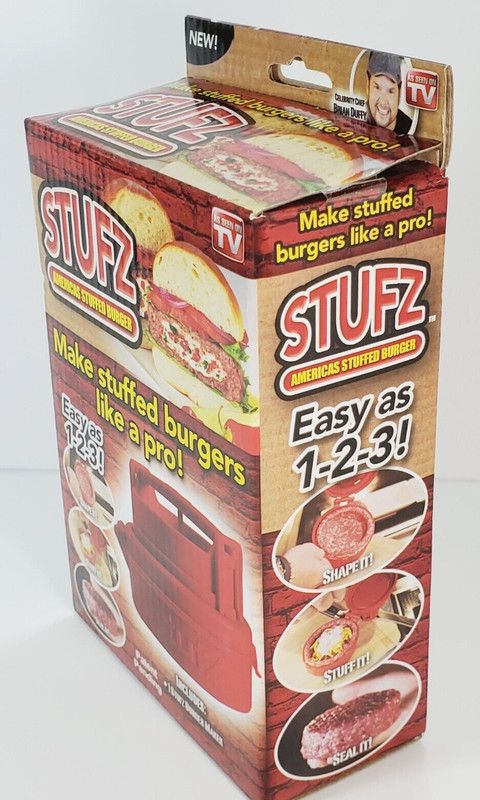 NEW STUFZ Americas Stuffed Burger Make Burgers Like a Pro, As-Seen-On TV gallery