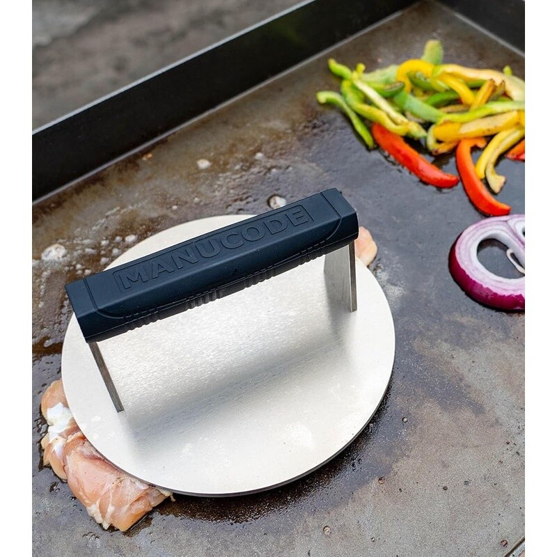 Stainless Steel Burger Press Heavy Duty Meat Press Cooking Bacon Steak Panini US gallery