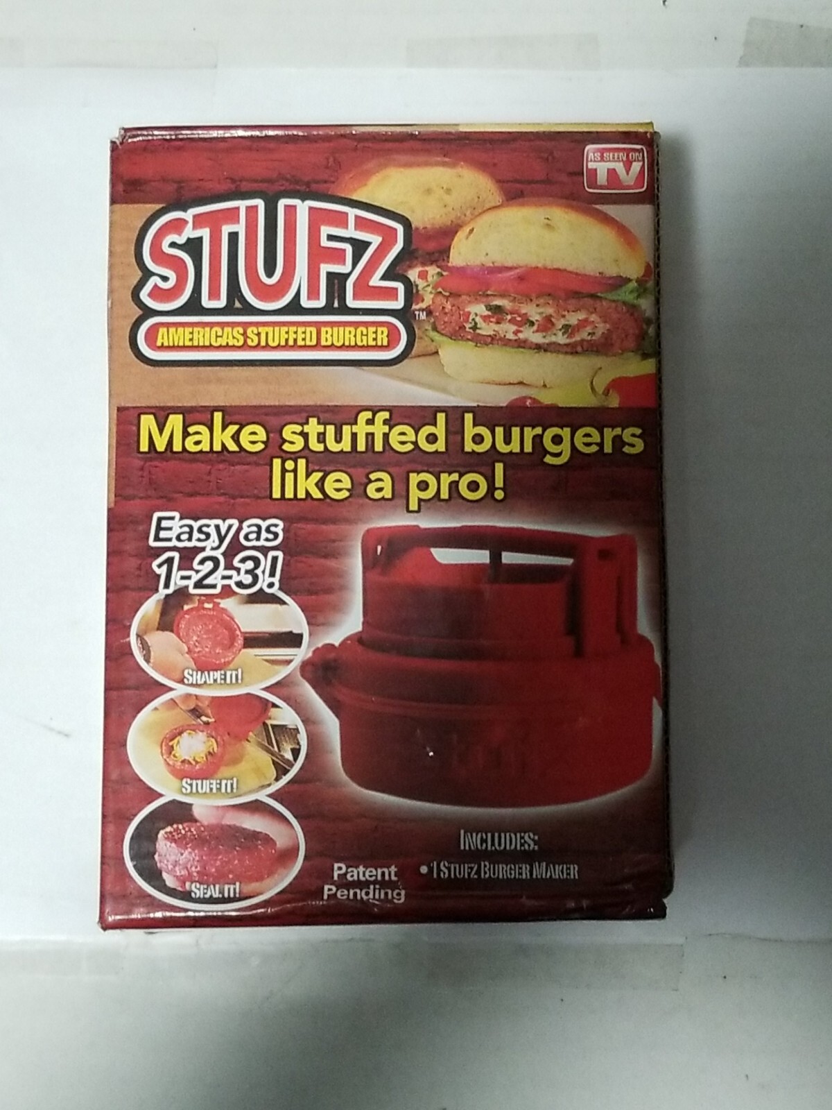 STUFZ Americas Stuffed Burger, As Seen On TV, Make Stuffed Burgers Like A Pro! gallery