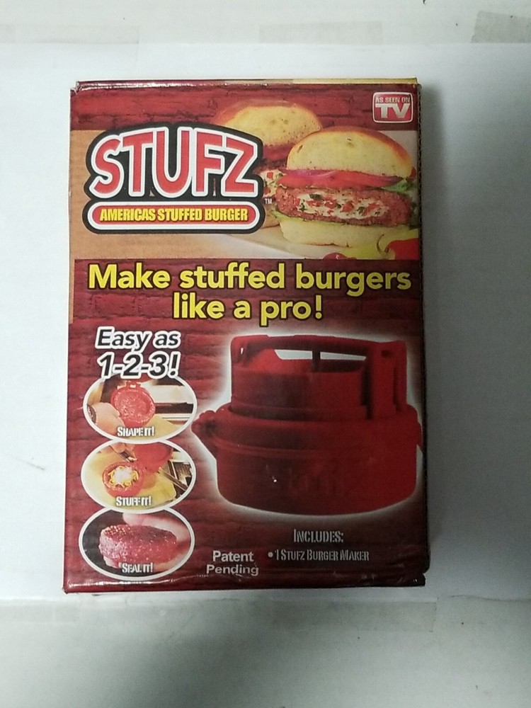 STUFZ Americas Stuffed Burger, As Seen On TV, Make Stuffed Burgers Like A Pro!