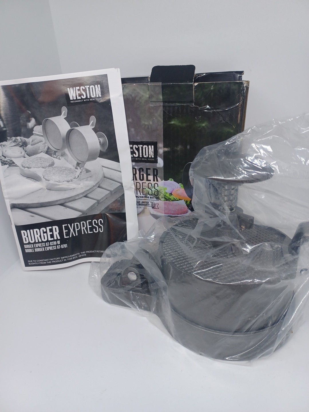 Weston 07-0310-W Burger Express Patty Ejector Hamburger Press Beef New gallery