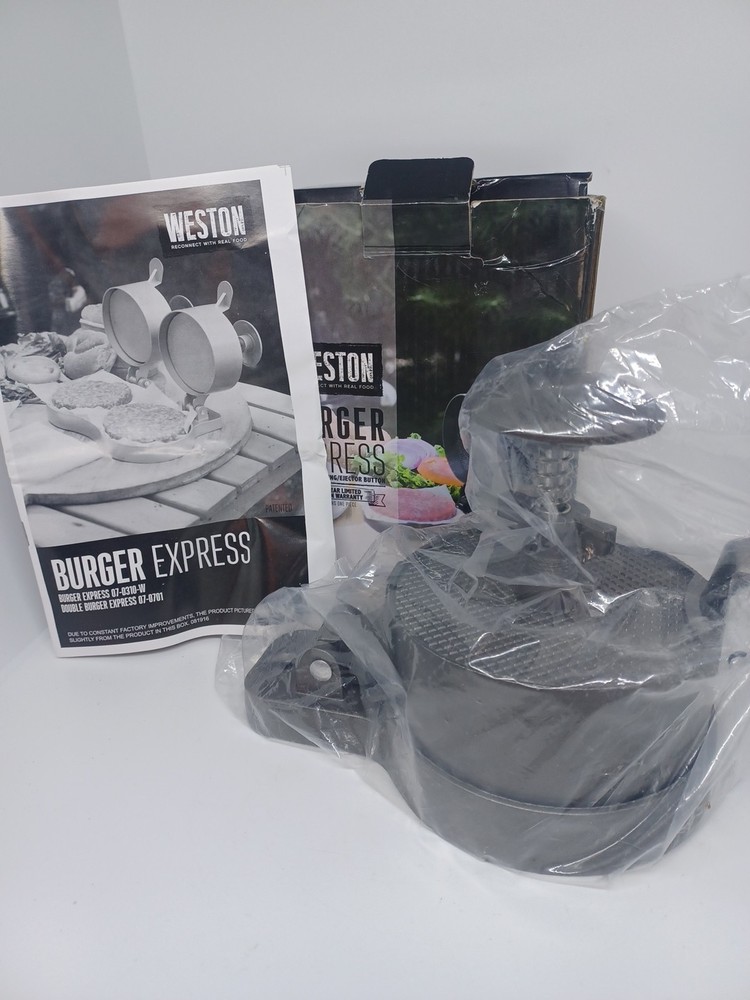 Weston 07-0310-W Burger Express Patty Ejector Hamburger Press Beef New
